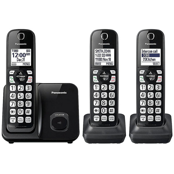 Panasonic KX-TGEA40B1 Accessory Cordless Handset - Black