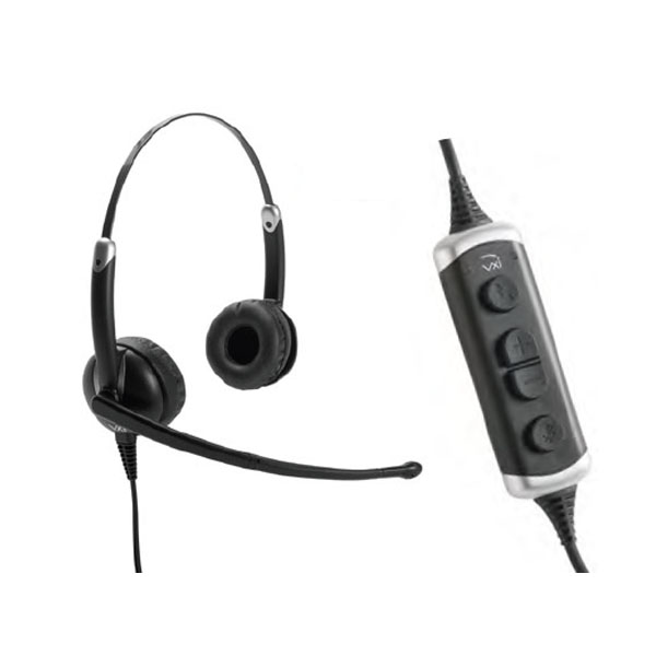 VXI Envoy UC 3031U Stereo USB Headset with Microphone Volume DSP Unified Communications Box