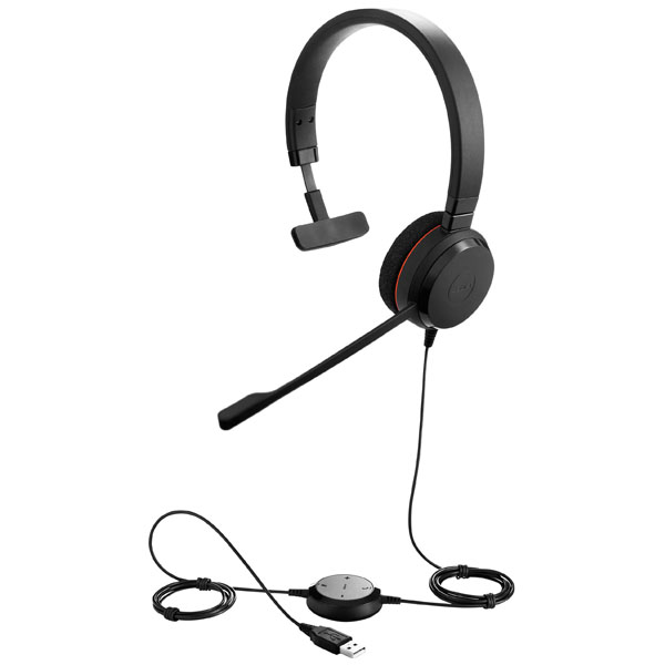 Jabra Evolve 20 SE Mono USB UC Corded Headset