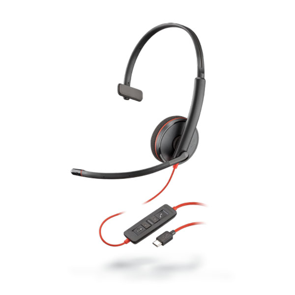 Plantronics Blackwire 3210 USB-C Mono Corded Headset