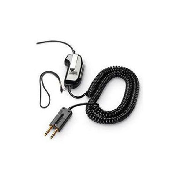 Plantronics SHS2310-10 - Push to key Switch with QD - Receiver amplification - 10 Coil Cord