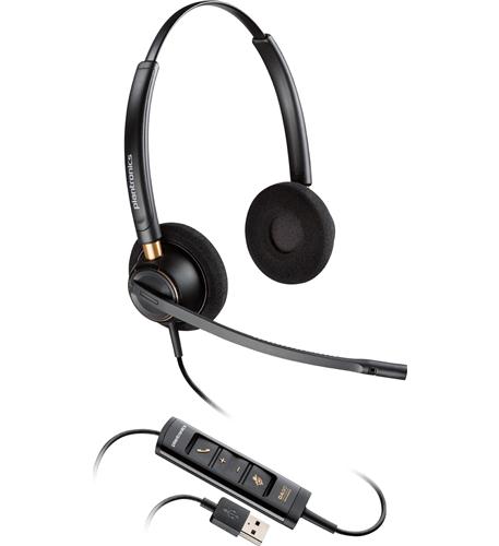 Plantronics ENCOREPRO HW525 Binaural USB Corded Headset