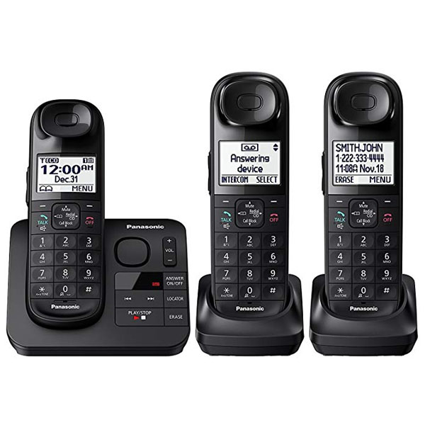 Panasonic KX-TGL433B Expandable 3 Cordless Handsets