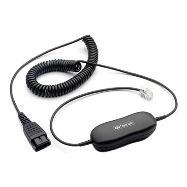 Jabra QD to RJ-45 Coiled Cord for Siemens OpenStage Phones
