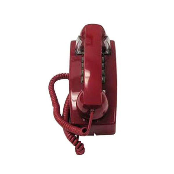 Cortelco Tone Dial ValueLine Wall Phone - Red