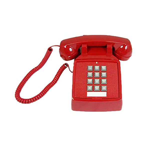 Cortelco ValueLine Desk Phone - Red