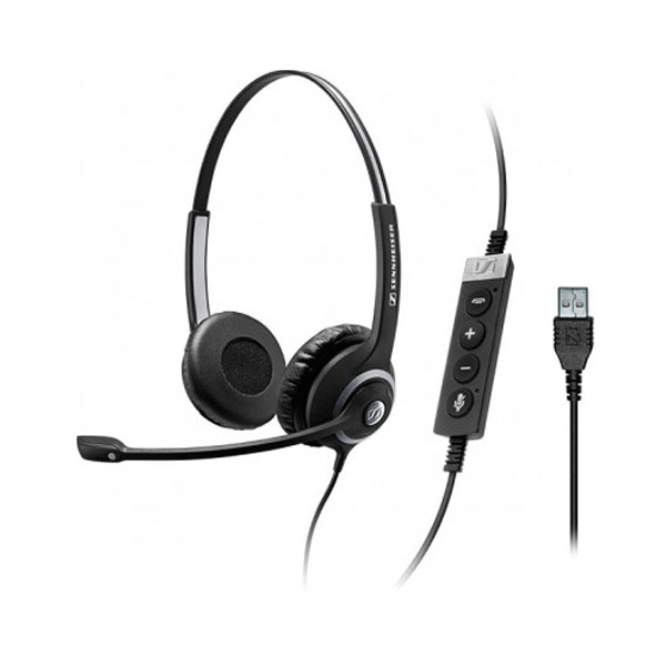 Sennheiser SC260 USB MS II Noise Cancelling Duo Wideband headset (Skype for Business)
