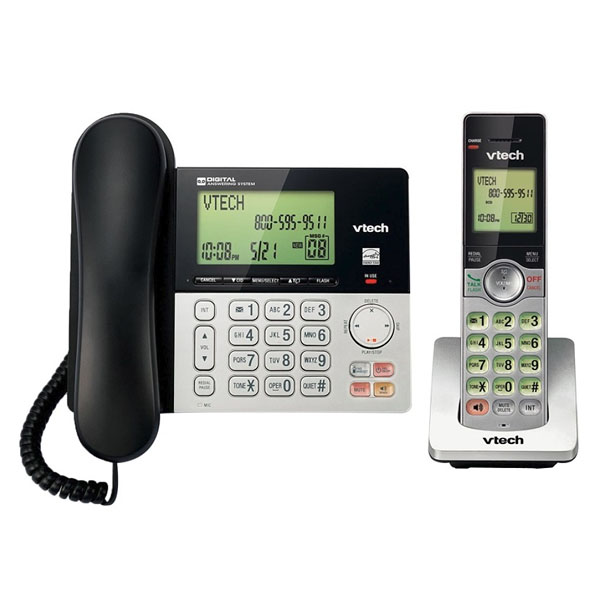 Vtech VT-CS6949 DECT 6.0 Expandable Corded/Cordless Phone