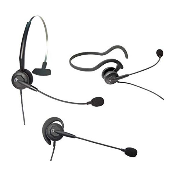 VXi Tria V Convertible Mono Headset with N/C Microphone & V Style QD