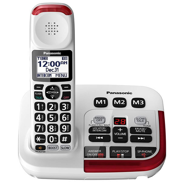 Panasonic KX-TGM420W White Backlit LCD Cordless Handset