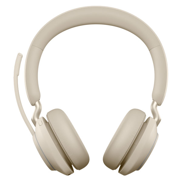 Jabra Evolve2 65 Link 380C UC Stereo Wireless Headset - Beige