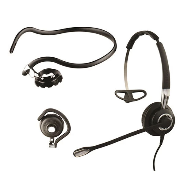 Jabra BIZ 2400 II Mono, Ultra Noise Canceling, 3-in-1 Wearing Styles