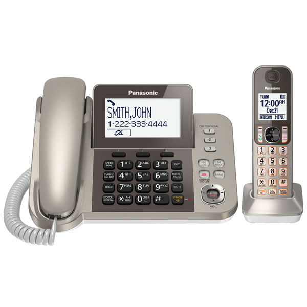 Panasonic KX-TGF350N Gold Corded/Cordless Phone - 1HS