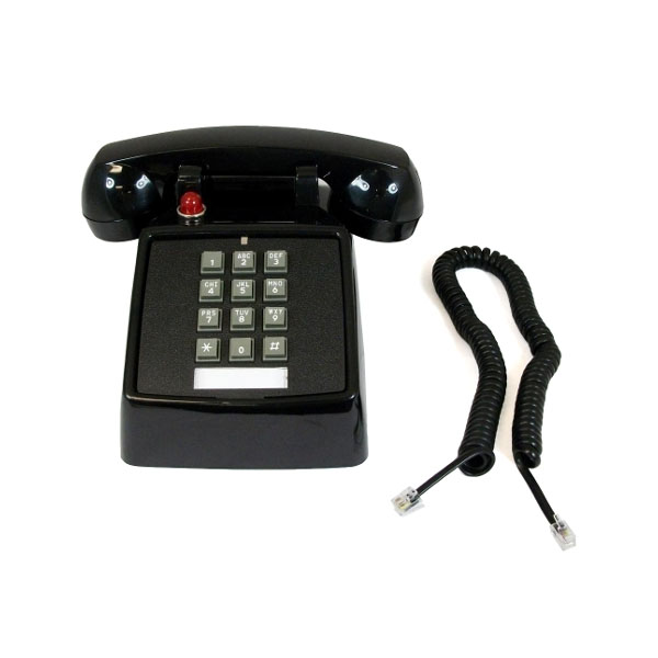 Cortelco Desk Telephone Message Waiting Light - Black