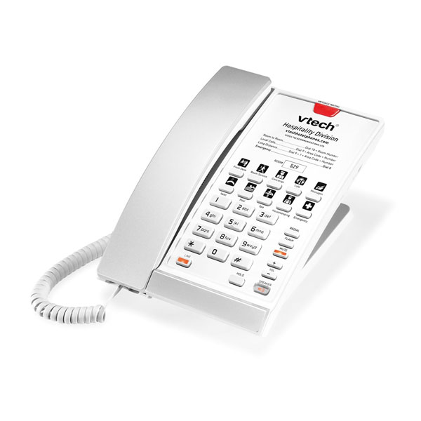 Vtech VTH-S2210-L-SP SIP Base Dialpad 1 Line Corded Phone - Silver