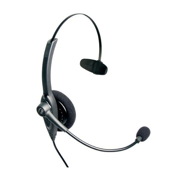 VXI Passport 10P DC Over-the-head Mono Headset with N/C Microphone - Box