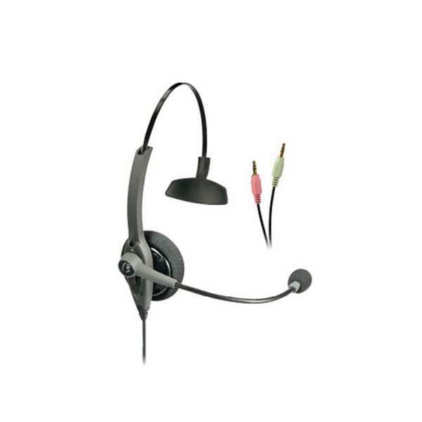 VXi TalkPro SC1 Mono Headset (Passport 10) With 3.5mm Sound Card Plugs - Bulk