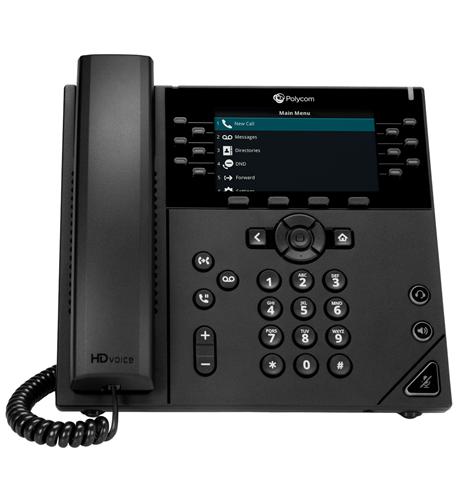 Polycom VVX 450 12-line IP Phone, POE