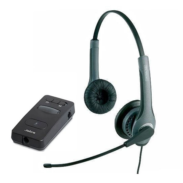 Jabra GN 2025 IP Duo NC Corded Headset with LINK 850 Amp