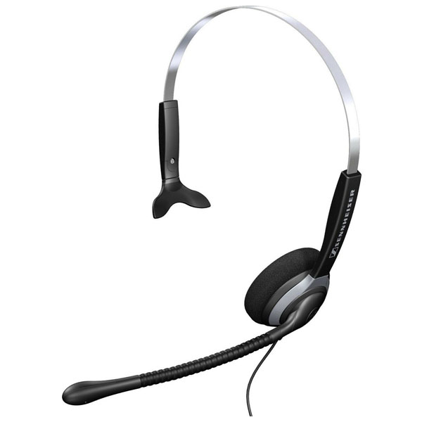 SennHeiser 200 Series Over-The-Head Monaural Corded Headset