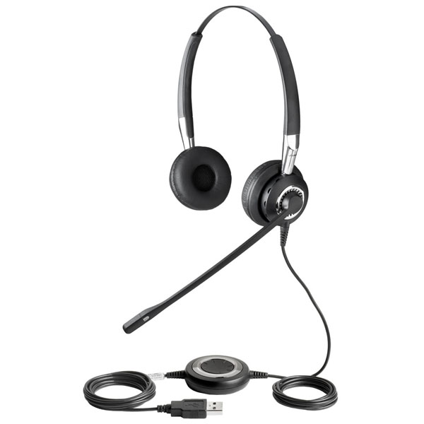 Jabra BIZ 2400 II Duo IP Noise Cancelling USB Wired Headset