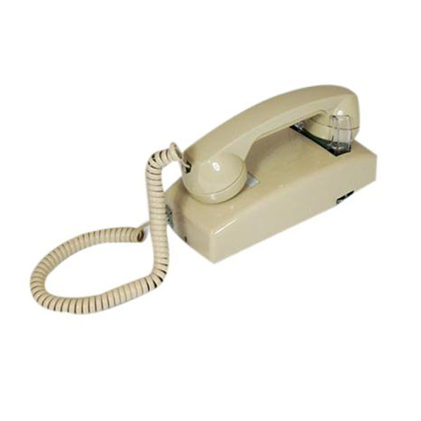 Cortelco No Dial Wall Phone - Ash