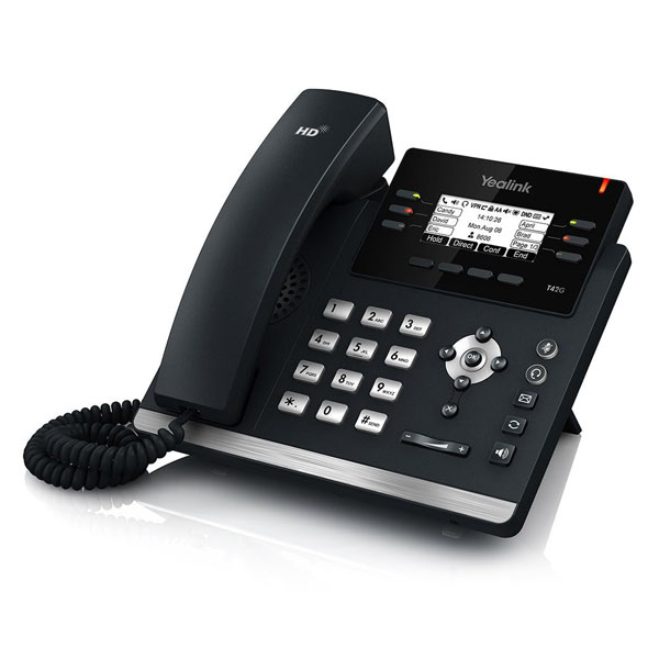 Yealink YEA-SIP-T42G LCD Backlit Display Gigabit IP Corded Phone