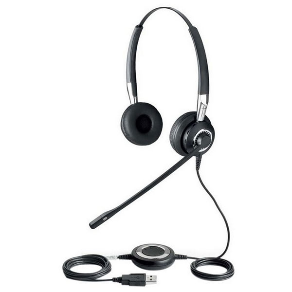 Jabra BIZ 2400 II Duo Noise Canceling USB Corded Headset