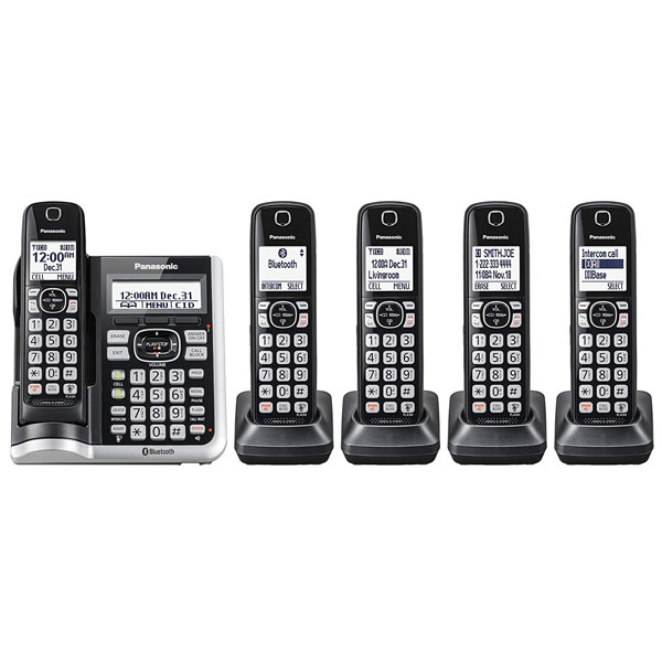 Panasonic KX-TGF575S DECT 6.0 Link2Cell Cordless Handsets - 5HS