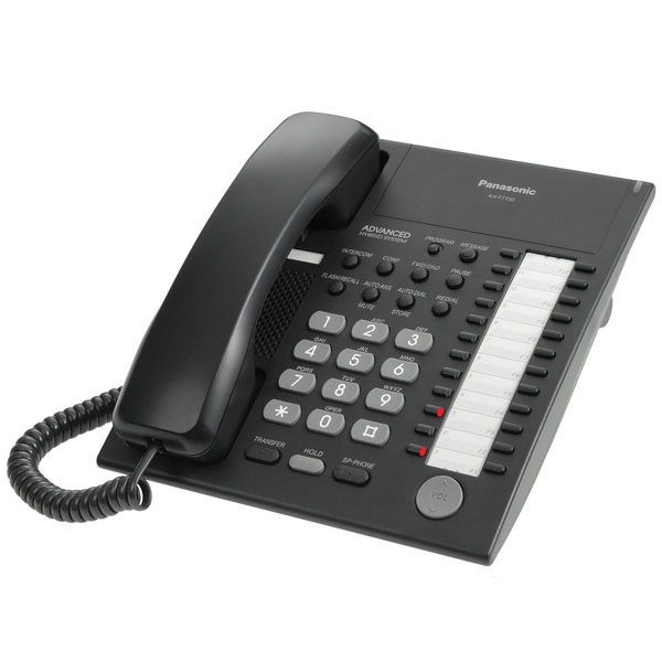 Panasonic KX-T7720-B 24 Button Speakerphone Telephone - Black