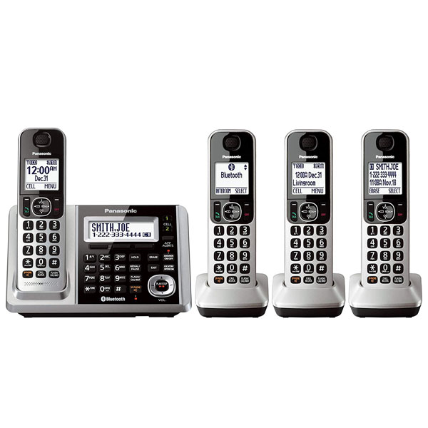 Panasonic KX-TGF374S 1-Line Link2Cell 4 Cordless Handsets