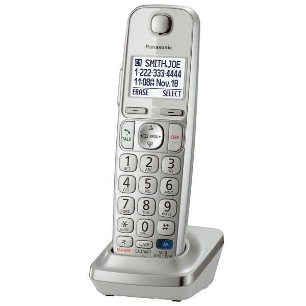 Panasonic KX-TGEA20S DECT 6.0 Additional Cordless Handset - Silver