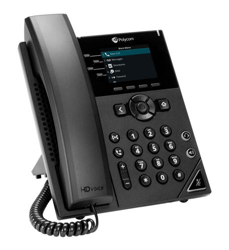 Polycom VVX 250 4-line IP Phone, POE