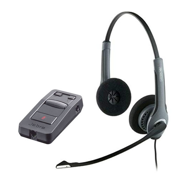 Jabra GN2025 Duo NC Corded Headset with LINK 850 Amp