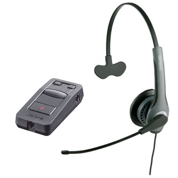 Jabra GN2010 Mono Corded Headset with LINK 850 Amp