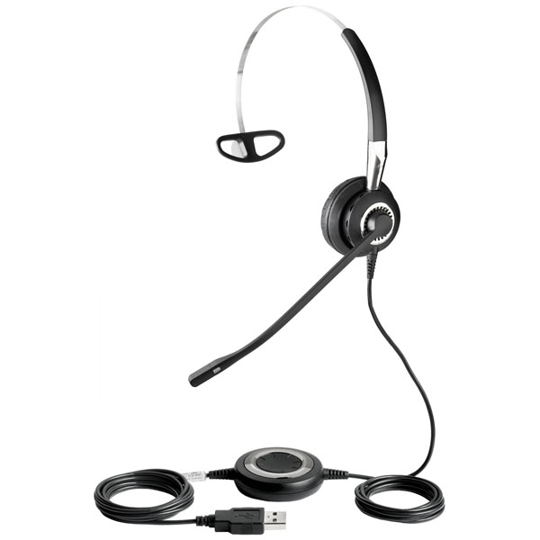 Jabra BIZ 2400 II 3-in-1 Mono Noise Cancelling USB Corded Headset