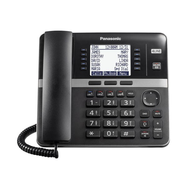 Panasonic KX-TGWA40B Wireless Desktop Corded Phone